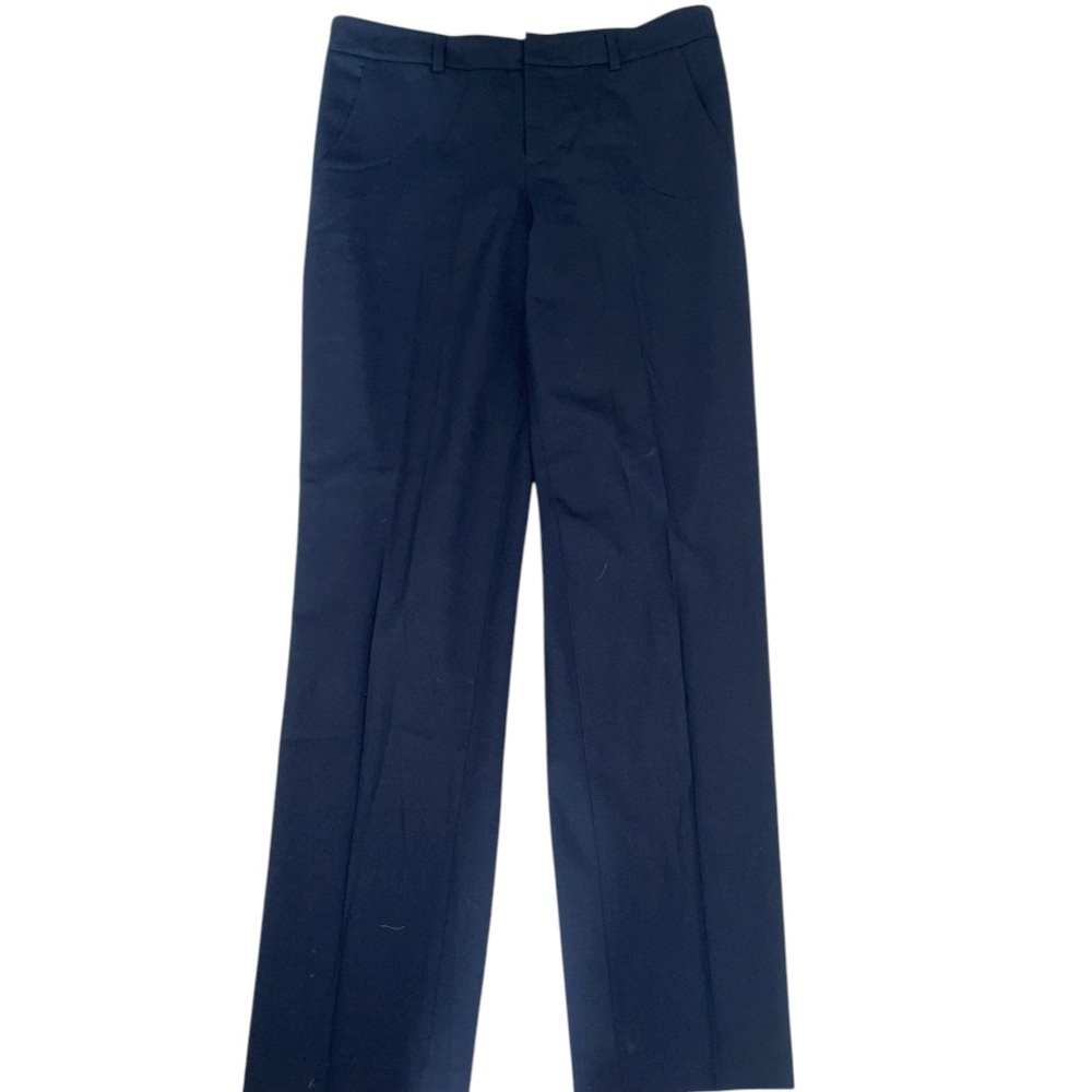 Vince Wool Navy Straight Leg Dress Pants